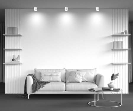 Потолочный светильник Hoop GX53 1x15Вт C086CM-GX53-MRD-WS