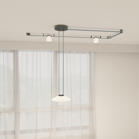 Трековый светильник BELTY FLOW DK5564-WH+BK