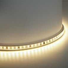 Светодиодная LED лента Feron LS710, 120SMD(2835)/м 10Вт/м 220V длина 25м, 3000K, IP65, с 1 сетевым шнуром, 2 заглушками, 2 коннекторами в комплекте, 48766