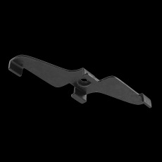 Фиксатор для накладного монтажа Exility черный TRA034HS-21B