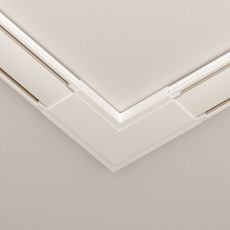 Конектор питания угловой Radity белый, TRA084CL-11W