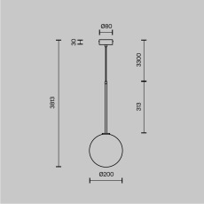 Подвесной светильник Mood G4х1, MOD172PL-01BS
