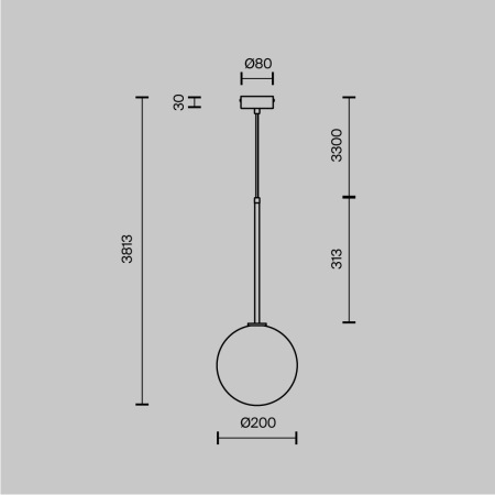 Подвесной светильник Mood G4х1, MOD172PL-01BS