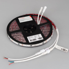 Светодиодная лента герметичная SPI-PFS-B60-12mm 12V RGB-PX3-BPT (12 W/m, IP68, 5060, 5m) (Arlight, бегущий огонь) 039177