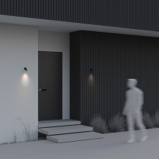 Настенный светильник (бра) Sleek 3000К 2Вт IP65, O477WL-L2GF3K