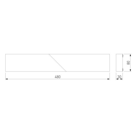 Настенный светодиодный светильник Elektrostandard Snip 40107/LED белый 4690389176197