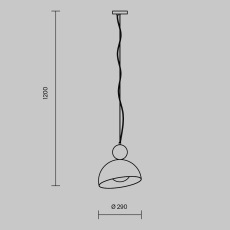 Подвесной светильник Bowl, FR5439PL-01W
