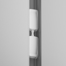 Коннектор питания прямой Radity встраиваемый белый TRA084C-W-12