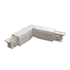 Коннектор поворотный шарнирный Trinity белый, TRA005CS-31W