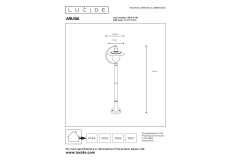 Уличный светильник Lucide Aruba 11873/01/97