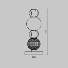 Настольный светильник Collar 3000К 18Вт MOD301TL-L18G3K