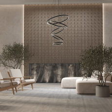 Подвесной светильник Rim 3000-4000К 174Вт, MOD058PL-L200BK