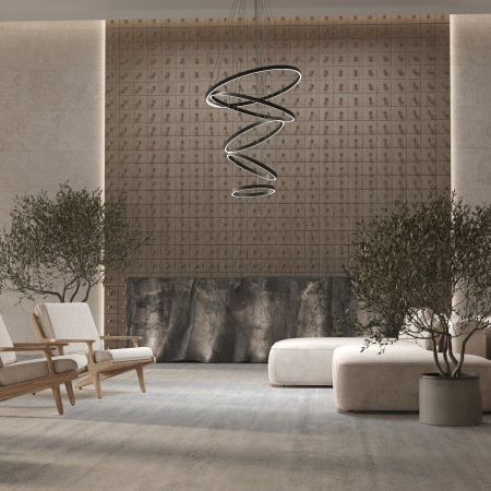 Подвесной светильник Rim 3000-4000К 174Вт, MOD058PL-L200BK