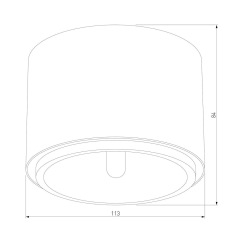 Потолочный светильник TK Lighting 3364 Moris White