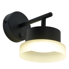 Светильник настенный Feron HL4600 OPAL 12W, 230V, GX53, черный