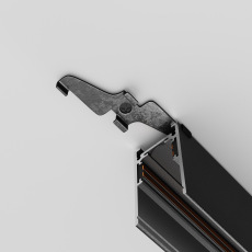 Фиксатор для накладного монтажа Exility черный TRA034HS-21B