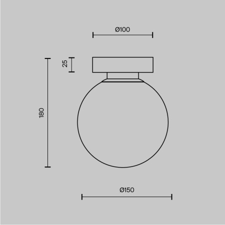 Настенный светильник (бра) Basic form E14х1 40Вт, MOD321WL-01W