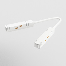 Коннектор питания угловой Gravity белый, TRA004CPC-22W