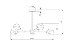 Люстра Grace FR5114PL-06BZ