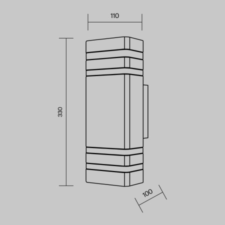 Настенный светильник (бра) Unter den Linden O578WL-02B