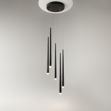 Подвесной светильник Cascade 2600-3500К 31Вт, MOD132PL-L30BK