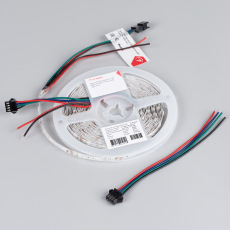 Светодиодная лента SPI-RZ-F60-6mm 12V RGB-PX1-BPT (7 W/m, IP20, 3535, 5m) (Arlight, -) 044684