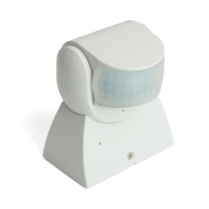 Датчик движения 1200W 12m 180° белый, SEN18