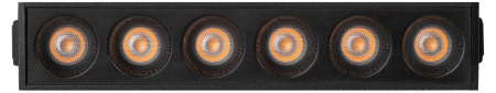 Магнитный трековый светильник ЭРА TRM20-4-11-6W3K-B для системы NOVA 48V 6Вт 3000К направленный свет черный