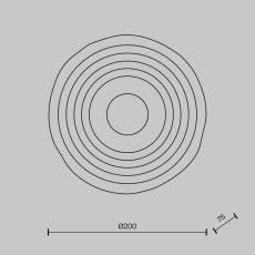 Настенный светильник (бра) Sparkle 3000К 5Вт, MOD343WL-L5BS3K