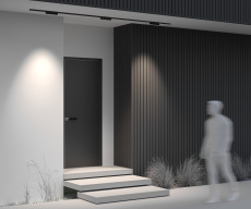 Уличный трековый светильник Points Exility IP 4000К 12Вт 36° черный, O-TR02-2-S-12WB4K