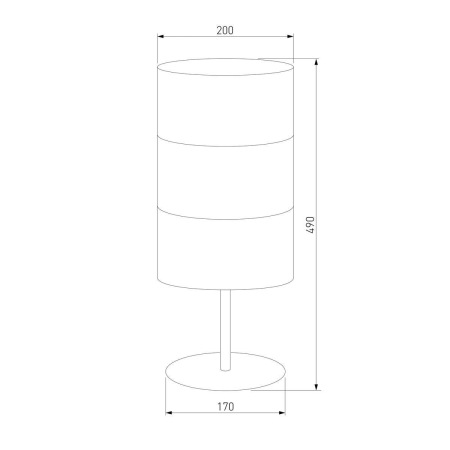 Настольная лампа TK Lighting 5058 Bogart Black