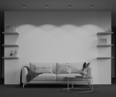 Трековый светильник Points Radity 4000K 6Вт 36°, TR082-1-6W4K-M-W