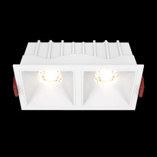 Встраиваемый светильник Alfa LED 3000K 2x10Вт 36° Dim Triac DL043-02-10W3K-D-SQ-W