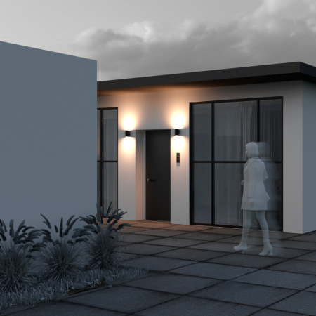 Настенный светильник (бра) Shim 3000К 10Вт IP 65, O303WL-L10GF3K