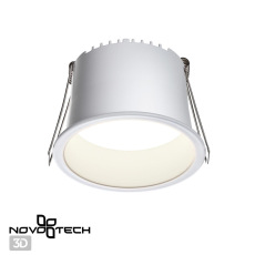 359234 SPOT NT23 282 белый Светильник встраиваемый светодиодный IP20 LED 9W 220V 540Лм 3000К TRAN