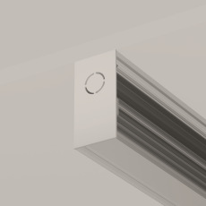 Заглушка торцевая 2шт Exility накладной белый, TRA034EC-41W