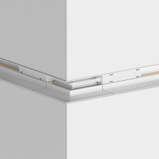 Коннектор угловой внешний Gravity встраиваемый белый TRX010OCL-22W