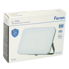 фото Светодиодный прожектор Feron LL-942 IP65 50W 6400K, 51045