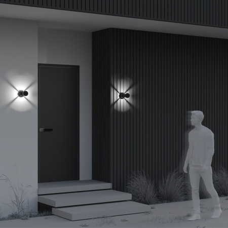 Настенный светильник (бра) Vint 3000K 9Вт IP65, O458WL-L9GF3K