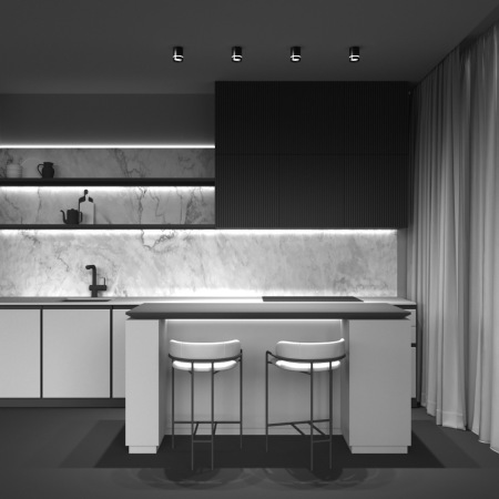 Потолочный светильник Orlo 3000K 1x9Вт 120° C085CL-9W3K-B