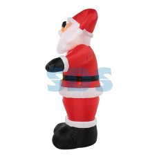 3D фигура надувная "Дед Мороз приветствует",  размер 240 см,  внутренняя подсветка 5 LED,  компрессор с адаптером 12В,  IP 65 NEON-NIGHT