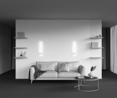 Настенный светильник (бра) Pars 3000К 6Вт IP20, C070WL-L6W3K