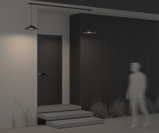 Уличный трековый светильник Campana Elasity IP 3000К 12Вт 120° черный, O-TR01-1-P-12WB3K