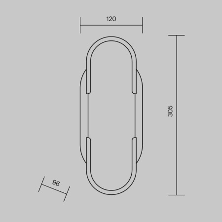 Настенный светильник (бра) Marmo E14х1 40Вт MOD099WL-01G3