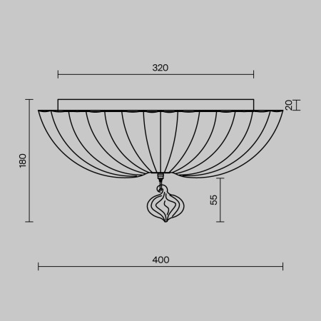 Потолочный светильник Sienna C216-CL-03-N