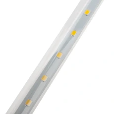 Гирлянда Тающие сосульки комплект 10 шт. х 100см, шаг 100см, 960 LED ТЕПЛЫЙ БЕЛЫЙ, белый каучук, IP65, 24В