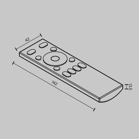 Пульт для Axity RC04-4CH-DIM, 710102