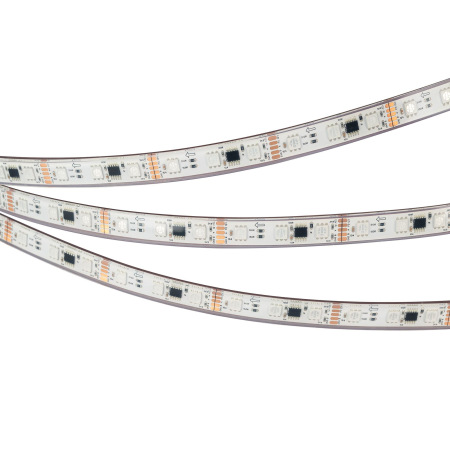 Лента герметичная DMX-PFS-B60-12mm 12V RGB-PX3 (14 W/m, IP68, 5060, 5m) (Arlight, -)