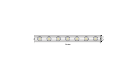 Лента светодиодная wall washer  5050, 42 LED/м, 6,2 Вт/м, 24В , IP67, Цвет: РГБ SWG-542-24-RGB15-67
