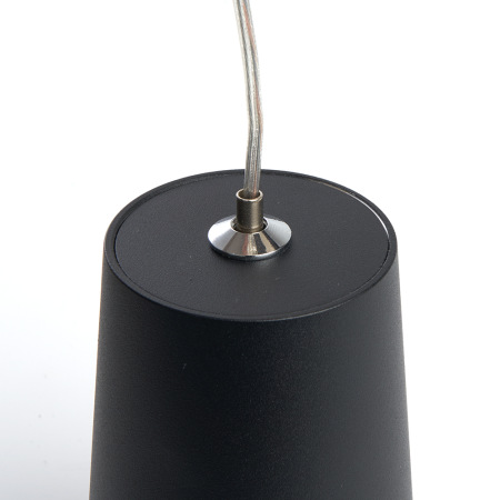 Светильник потолочный Feron ML1838 Barrel BELL levitation на подвесе1,7 м ,MR16 35W 230V, черный